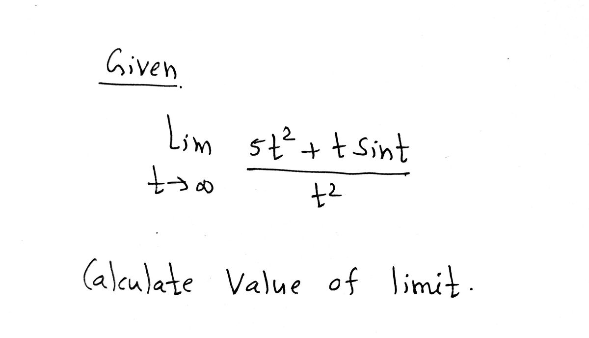 Calculus homework question answer, step 1, image 1